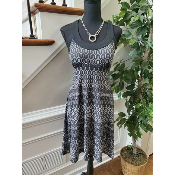Prana Dresses & Skirts - Prana Women's Black/White Scoop Neck Dress S